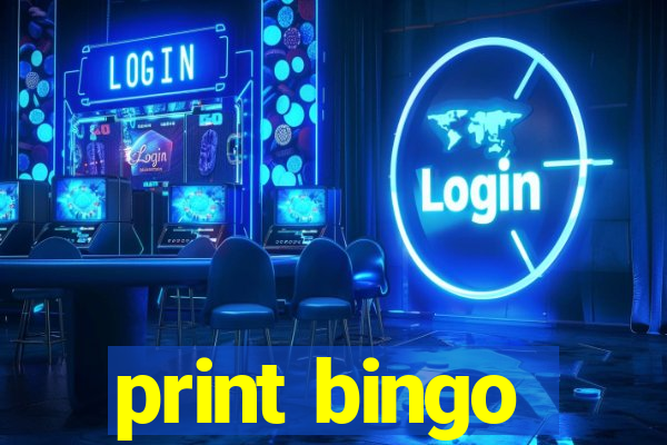 print bingo